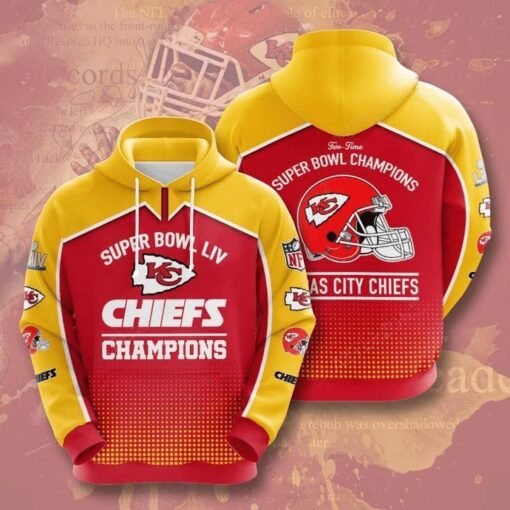 chiefs champions limited edition over print full 3d hoodie s 5xl gts002295 87c6l