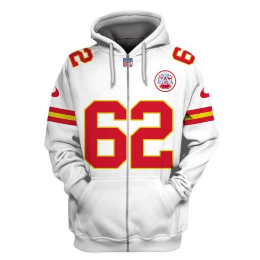 joe thuney kansas city chiefs american football conference champions hoodie zip hoodie white 7eiw0