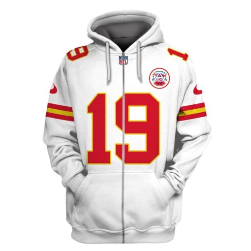 kadarius toney kansas city chiefs american football conference champions hoodie zip hoodie white