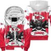 kansas city chiefs 3 heads cerberus hoodie zip hoodie fleece zip hoodie s 5xl new051110 k4jdf