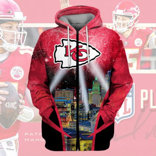 kansas city chiefs 3d mens and womens zip hoodie sizes s 5xl th1525 sk j9sqp