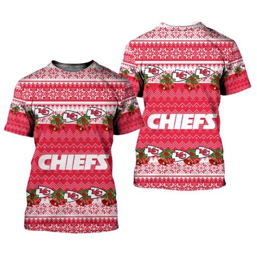 kansas city chiefs christmas limited edition unisex t shirts nla0306106 ozhuu