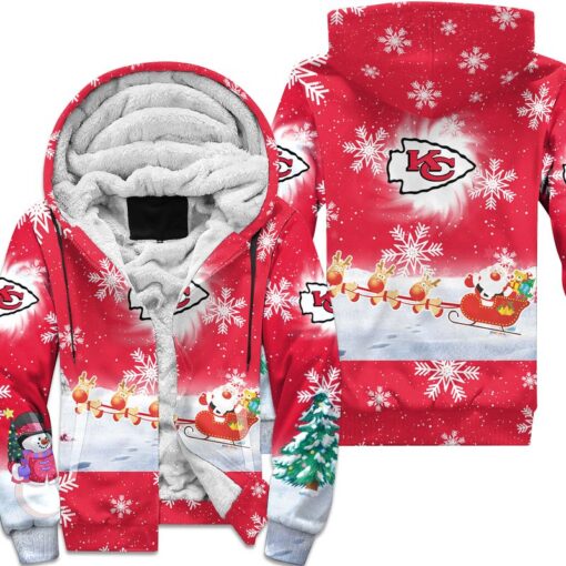 kansas city chiefs christmas pattern limited edition unisex hoodie zip up hoodie nla030310 9byr5