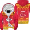 kansas city chiefs christmas pattern reindeer hoodie zip up hoodie nla040810 liywr