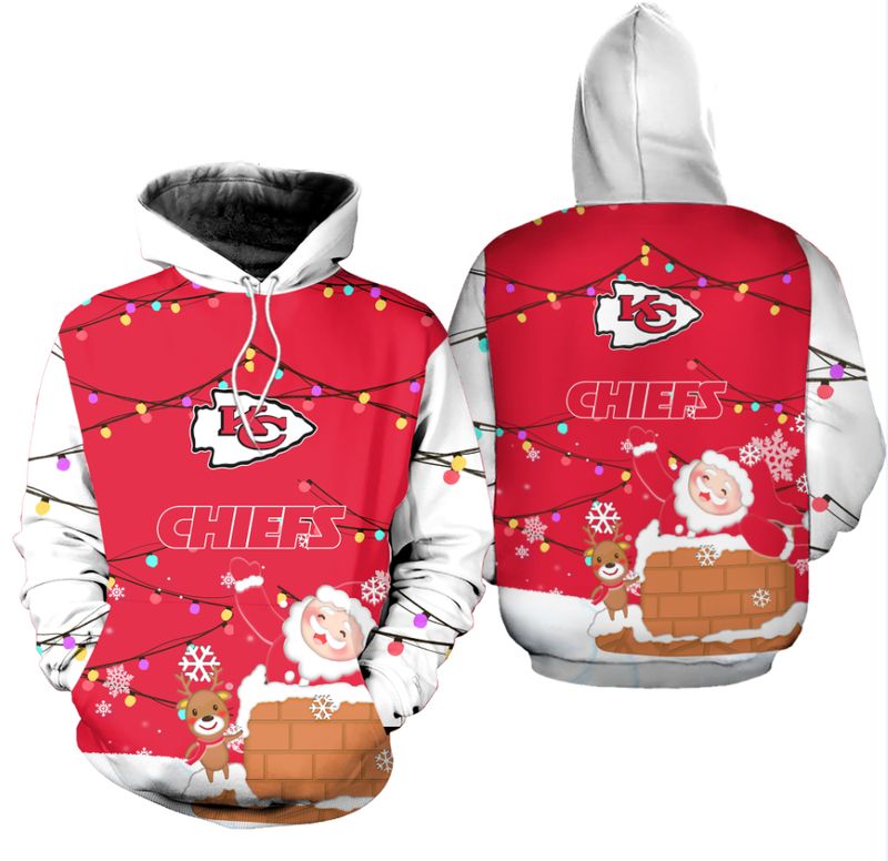 Kansas City Chiefs Christmas Pattern Snowman  Hoodie Zip Up Hoodie Nla039610