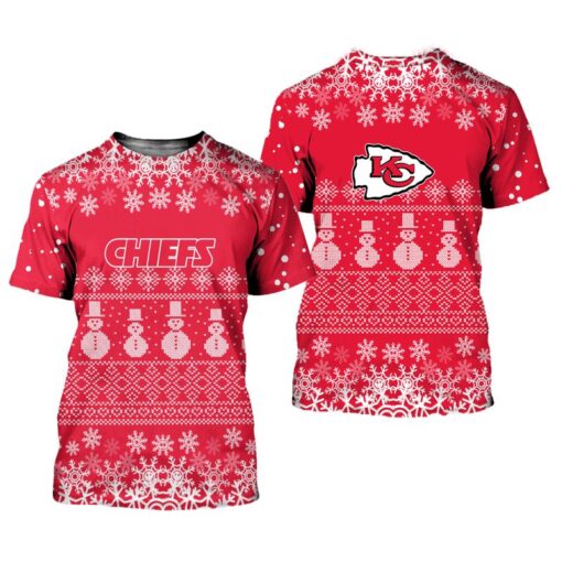 kansas city chiefs christmas pine limited edition unisex t shirts nla0351106