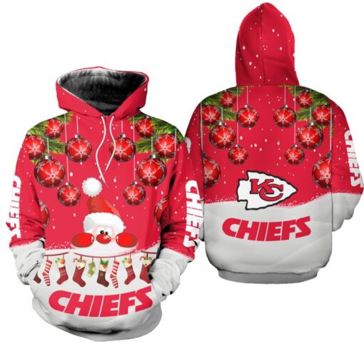 kansas city chiefs christmas santa hoodie zip up hoodie nla030910 gfikt