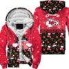 kansas city chiefs christmas snowman hoodie zip up hoodie nla034510 q4cwi