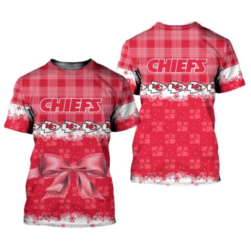 kansas city chiefs christmas snowman limited edition unisex t shirts nla0369106 hwqvo