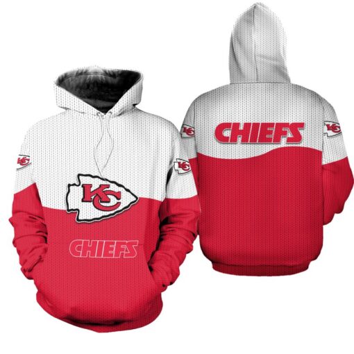 kansas city chiefs classic pattern hoodie s 5xl new054810 db0n4