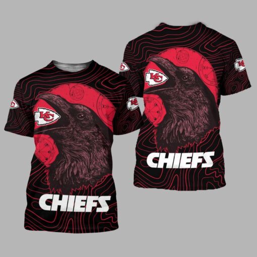 kansas city chiefs halloween crow limited edition unisex t shirts nla0291106 n140t