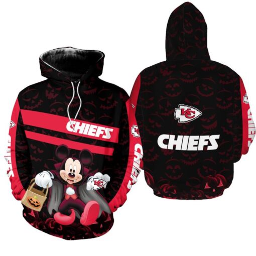 kansas city chiefs halloween mickey hoodie zip up hoodie nla028610 jdiuw