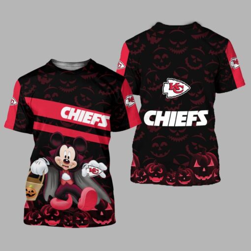 kansas city chiefs halloween mickey limited edition unisex t shirts nla0286106 f9zi9