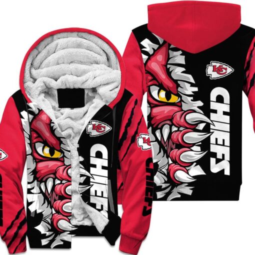 kansas city chiefs halloween monster hoodie zip up hoodie nla026610 vmcz1