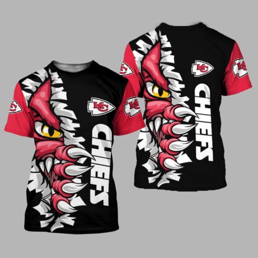 kansas city chiefs halloween monster limited edition unisex t shirts nla0266106 djlpa