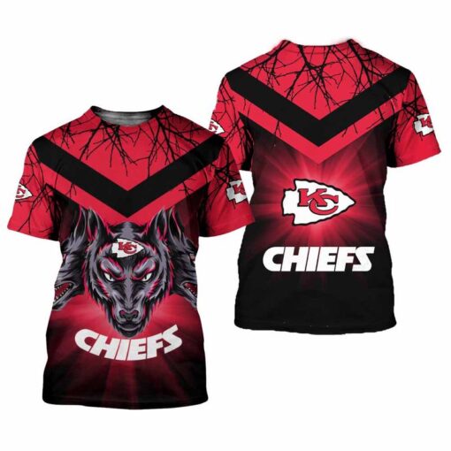 kansas city chiefs halloween wolf limited edition unisex t shirts nla0283106 nvhrf