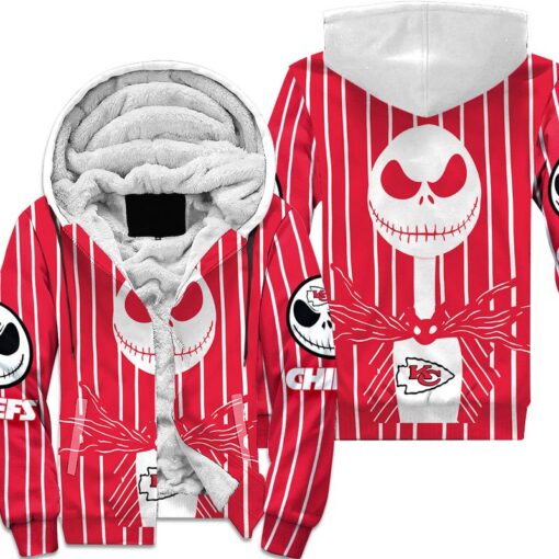 kansas city chiefs jack skellington halloween hoodie zip up hoodie nla023710 vpe2u