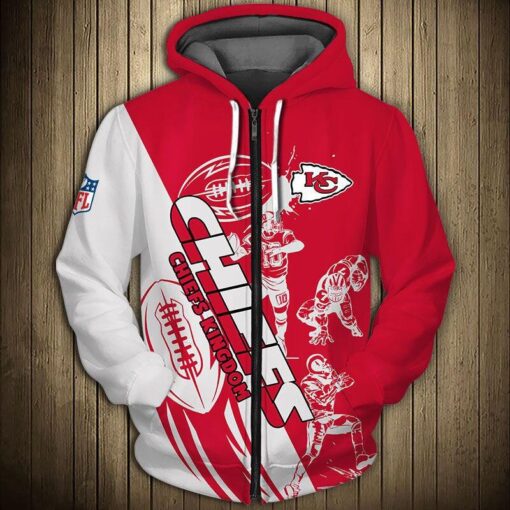 kansas city chiefs limited edition all over print hoodie zip hoodie size s 5xl