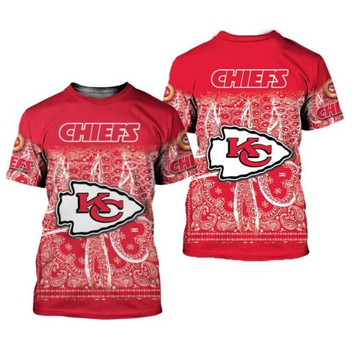 kansas city chiefs limited edition bandana skull t shirt sizes s 5xl new0123103 zn3sa