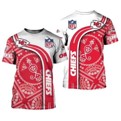 kansas city chiefs limited edition bandana skull t shirt sizes s 5xl new0125103 5o1bz