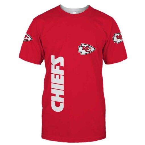 kansas city chiefs mens and womens all over full 3d print red t shirts 1