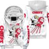 kansas city chiefs minions hoodie zip up hoodie fleece new021810 9qw70