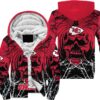 kansas city chiefs skull pumpkin halloween hoodie zip up hoodie fleece nla021310 suxrb