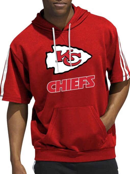 kansas city chiefs summer short sleeve pullover hoodie gts005153 j54ft