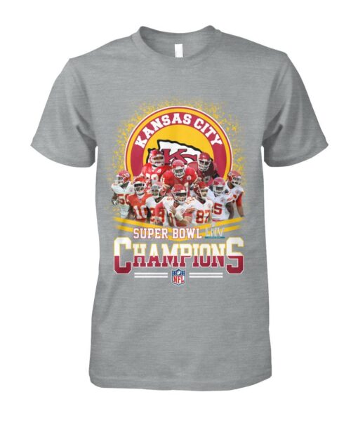 kansas city chiefs super bowl 54 champions men and women t shirts th131110 dc36b