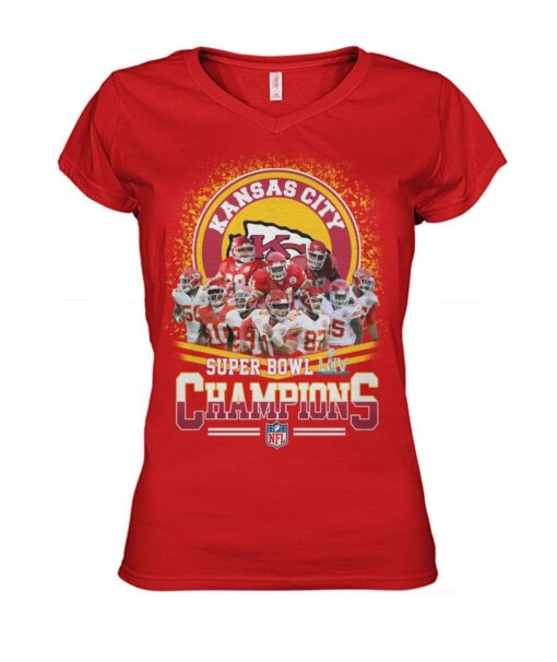 kansas city chiefs super bowl 54 champions men and women t shirts th131135