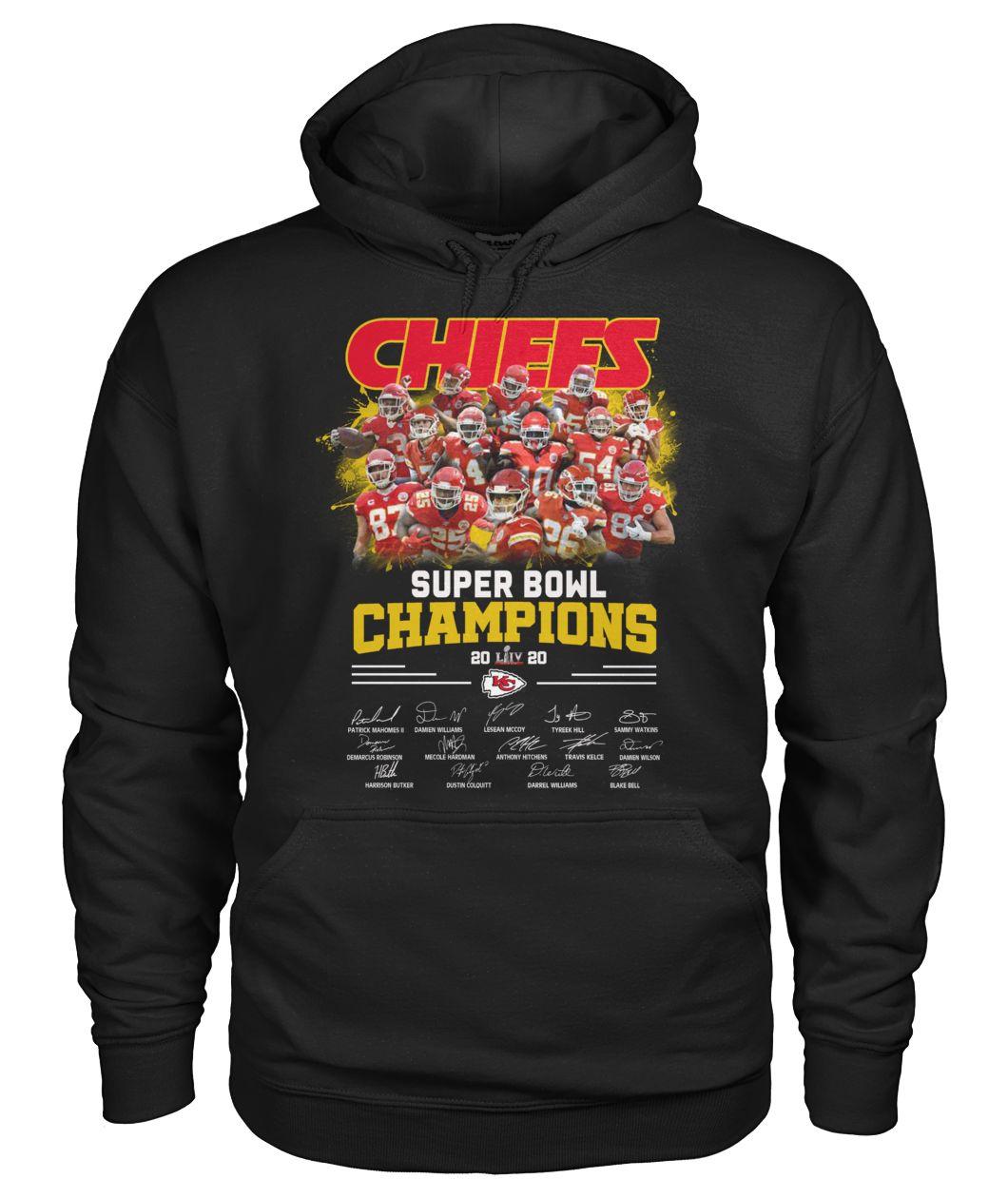 Kansas City Chiefs Super Bowl Champions 54  Hoodie Full Sizes Th1321