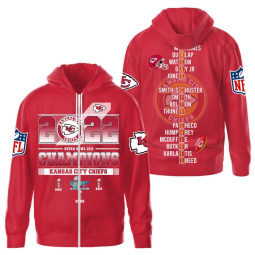 kansas city chiefs super bowl lvii champions hoodie zip hoodie 14 47qhu