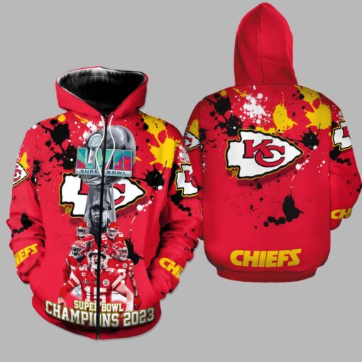 kansas city chiefs super bowl lvii unisex hoodie zip up hoodie nml001801 dnfrv