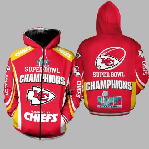 kansas city chiefs super bowl lvii unisex hoodie zip up hoodie ptl001202 4ez05