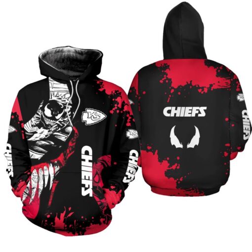 kansas city chiefs venom limited edition hoodie zip hoodie unisex size nla000710 7csv9