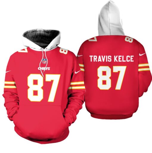 nfl kansas city chiefs 87 travis kelce hoodie unisex sizes s 5xl gts005916 iza8z