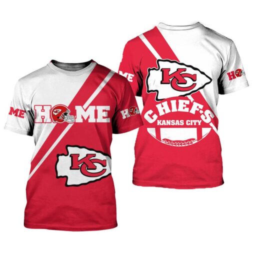 nfl kansas city chiefs home limited edition all over print t shirt unisex size nml0006103 i394q