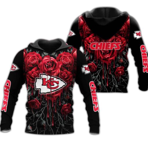 nfl kansas city chiefs limited edition zip hoodie fleece hoodie size s 5xl new005410 hw2sv