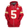 tommy townsend kansas city chiefs american football conference champions hoodie zip hoodie red jupqi