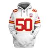 willie gay jr kansas city chiefs american football conference champions hoodie zip hoodie white dvtqy