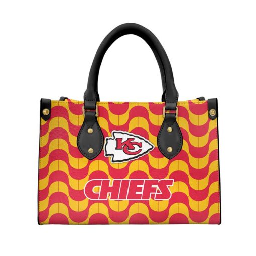 Stocktee Kansas City Chiefs Carrelage Union Brasilia Pattern Limited Edition Fashion Lady Handbag NEW045010 1