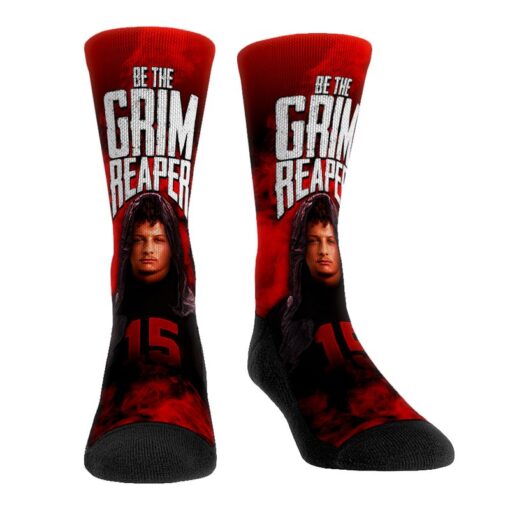 grim reaper kansas city chiefs black bottom socks2014787 3ntuc