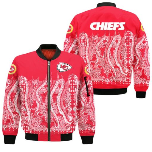 kansas city chiefs all over print bomber jackets size s 5xl new01311067002302 reckl