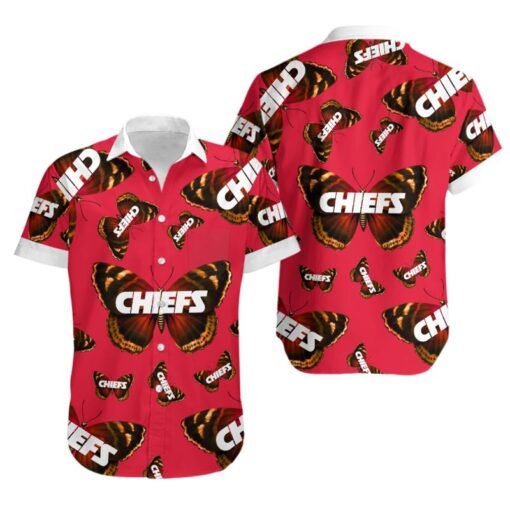 kansas city chiefs butterflies hawaii shirt and shorts summer nla00721047043878