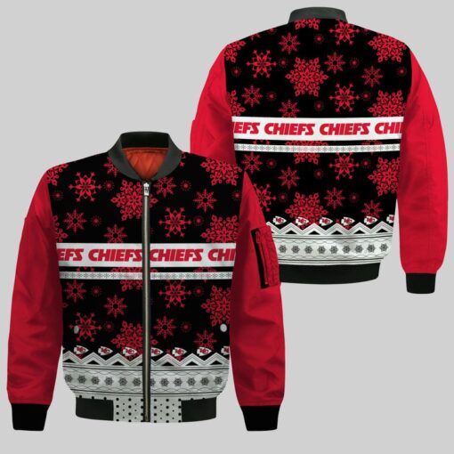 kansas city chiefs christmas pattern bomber jackets nla03781071201803 57viz