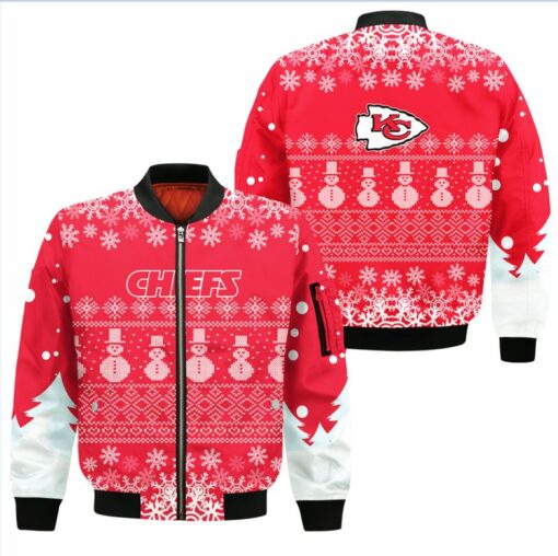 kansas city chiefs christmas pine bomber jackets nla03511084107120 59y0p