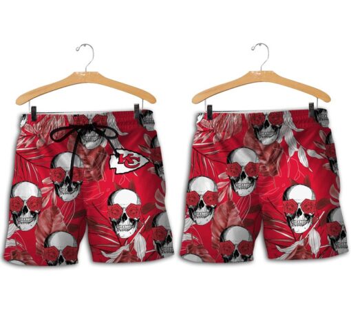 kansas city chiefs coconut leaves hawaiian shirt and shorts summer nla0064104293830 v20r2