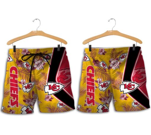 kansas city chiefs dancing skull hawaii shirt and shorts summer new0420105073179 owq9g