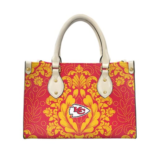 kansas city chiefs flower pattern limited edition fashion lady handbag nla05151063963730 a5z4t