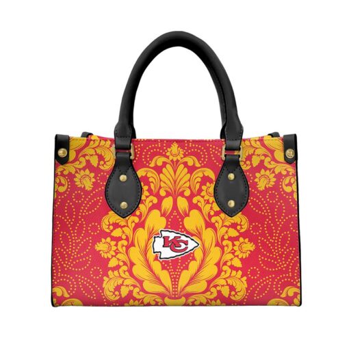 kansas city chiefs flower pattern limited edition fashion lady handbag nla05151063963730 t9lu1